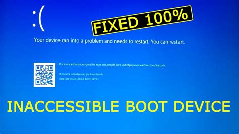 ssd boot device error